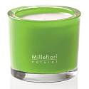Millefiori Milano Natural Green Fig & Iris - Grüne Feige und Iris Duftkerze brennt bis zu 60 Stunden 180 g