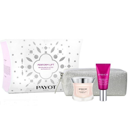 Payot Perform Lift Vitality 50 ml + Perform Lift Regard 15 ml + Geschenkkosmetiktasche, Weihnachtsset
