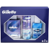 Gillette Series Cool Wave Fresh Aftershave 100 ml + Endurance Cool Wave Antitranspirant Deodorant Gel 70 ml + Series 3 x Action Sensitive Cool Rasiergel 200 ml, Kosmetikset für Männer