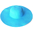 GESCHENK Laura Biagiotti Pamela Hat Beach Blue