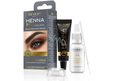 BIO Henna Farbe für Zeiten und Augenbrauen umkehren Graffit 12 ml + 12 ml