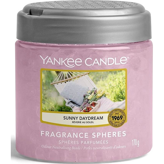 Yankee Candle Sunny Daydream - Träumerei an einem sonnigen Tag Spheres Duftperlen neutralisieren Gerüche und erfrischen kleine Räume 170 g