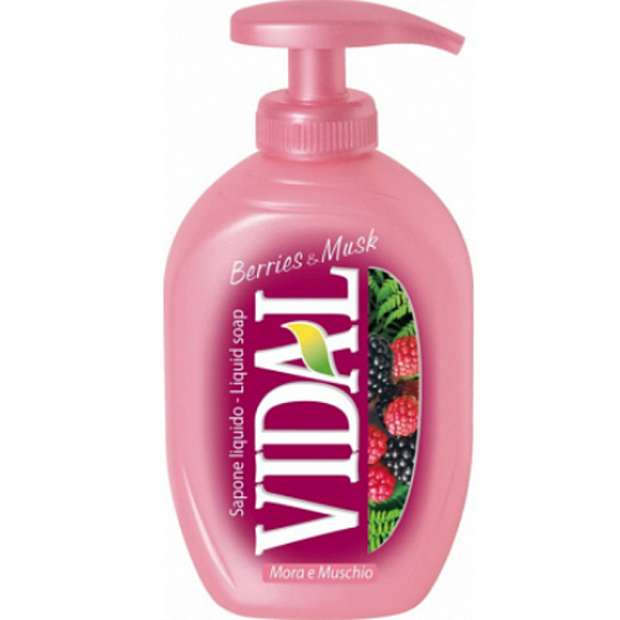 Vidal Berries & Musk flüssige Handseife 300 ml