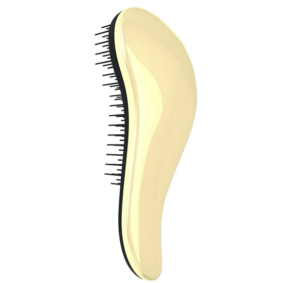 Dtangler Detangling Brush Pinsel zum einfachen Kämmen von Haaren 18,5 cm Gold