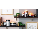 WoodWick Trilogy Holiday Cheer - Duftkerze mit Urlaubsfreude, breitem Holzdocht und Bootsdeckel 453 g