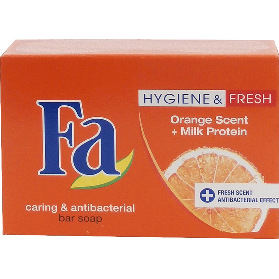 Fa Hygiene & Frischer Orangenduft + Milchprotein-Toilettenseife 100 g
