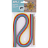 Apli Quilling Papierstreifen Farbmix 0,5 x 54 cm 120 Stück + Rollwerkzeug 1 Stück, Set