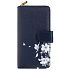 Albi Original Brieftasche groß Blaue Blume 19 cm x 9,5 cm x 3 cm