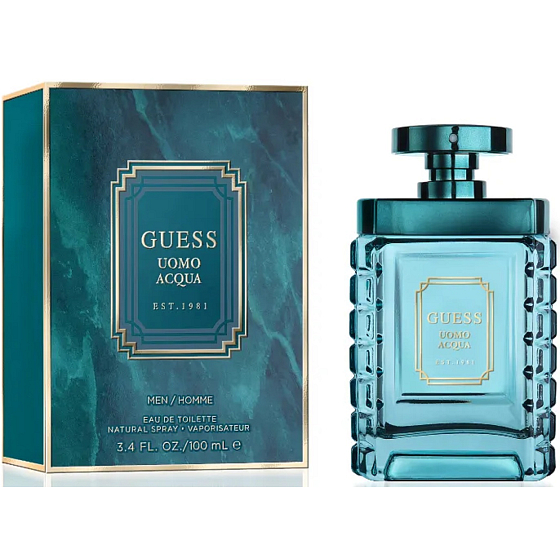 Guess Uomo Acqua Men Eau de Toilette für Männer 100 ml