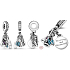 Charm Sterling Silber 925 Disney Mulan, Film-Armband-Anhänger
