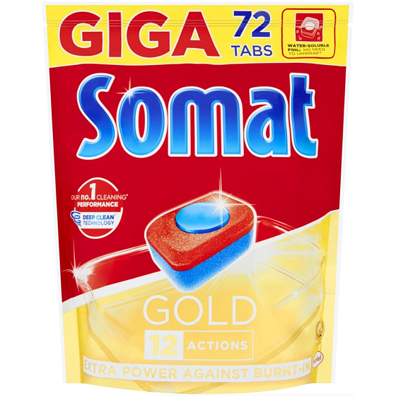 Somat Gold Geschirrspültabletten 72 Stück