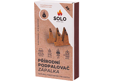 Solo natürlicher Anzünder Streichholz, 20 Anzünder