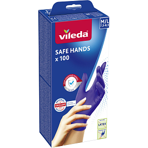 Vileda Simple Einweg-Handschuhe, M/L, 100 St.