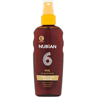 NUBIAN Sonnenöl SPF 6 mit Beta-Carotin im Spray, 200 ml