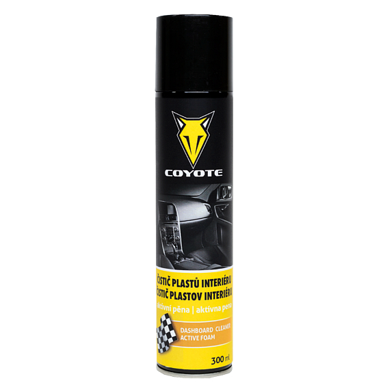 Coyote Active Interior Plastic Cleaner entfernt Fettschaum 300 ml