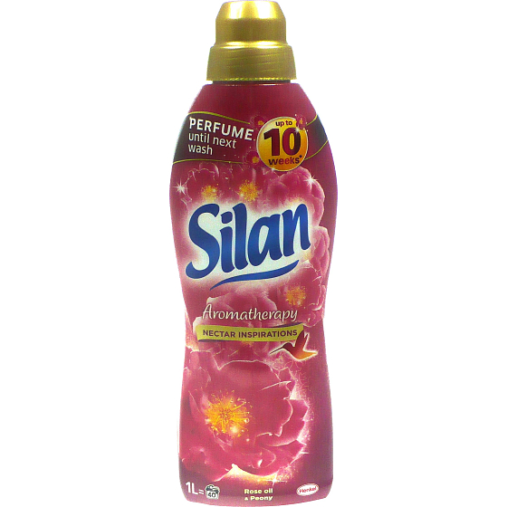 Silan Aromatherapie Nektar Inspirationen Rosenöl & Pfingstrose Weichspüler 40 Dosen 1 l