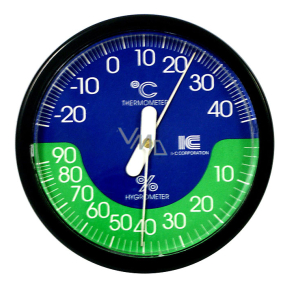 Schneider Hygrometer und Thermometer, rund, Kunststoff, 108 mm