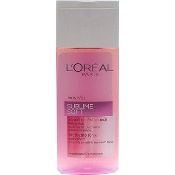 Loreal Paris Sublime Weiche, weichmachende Reinigungslotion für trockene und empfindliche Haut 200 ml