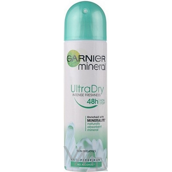 Garnier Mineral Ultra Dry Intensive Frische Deodorant Spray für Frauen 150 ml