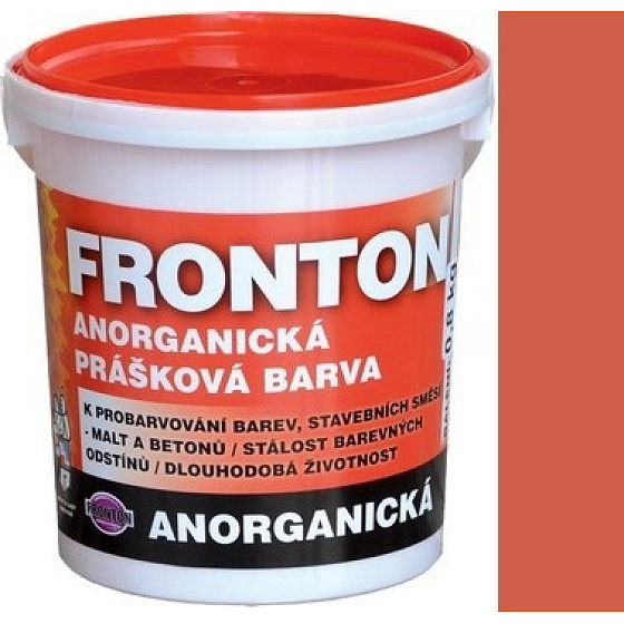 Fronton Anorganische Pulverfarbe Roter Backstein für den Außen- und Innenbereich 800 g