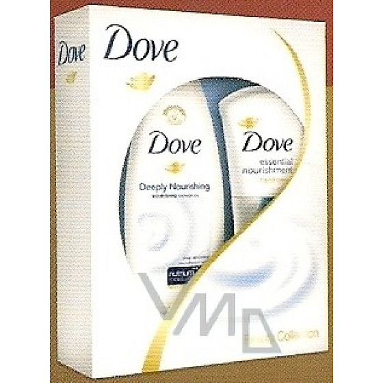 Dove Original Duschgel 250 ml + feuchtigkeitsspendende Handcreme 75 ml, Kosmetikset