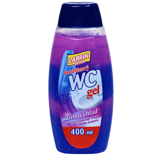 Larrin Extra Winter kaltes Zwei-Phasen-WC-Gel mit Vorhang 200 ml