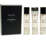 Chanel Bleu de Chanel Eau de Toilette Nachfüllung für Herren 3 x 20 ml