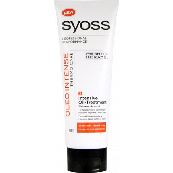 Syoss Oleo Intense Thermo Care Haarbehandlung für trockenes und sprödes Haar 250 ml