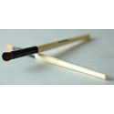 Sei schick! Professional White B 08 Kosmetikpinsel mit natürlichen Ponyhaar Fixativ klein 16 cm