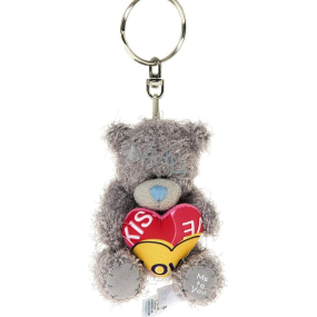 Ich zu dir Teddybär mit Herz Plüsch Schlüsselbund 7 cm