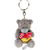 Ich zu dir Teddybär mit Herz Plüsch Schlüsselbund 7 cm
