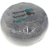 Fragrant Courage Oliven-Glycerinseife Massage mit einem Schwamm gefüllt mit dem Duft des Parfums Diesel Only the Brave in grau-weißer Farbe 200 g