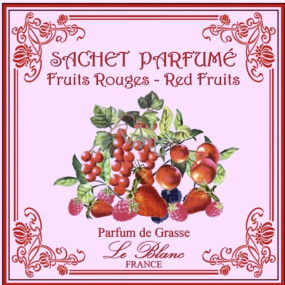 Le Blanc Fruits Rouges - Duftbeutel mit roten Früchten 11 x 11 cm 8 g