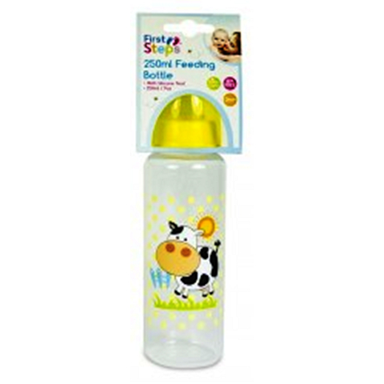 First Steps Farma 0+ Babyflasche Kuh 250 ml