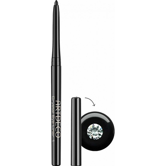 Artdeco Crystal Eye Liner Lang anhaltende cremige, lang anhaltende Augenlinie 01 Black Sky 0,3 g