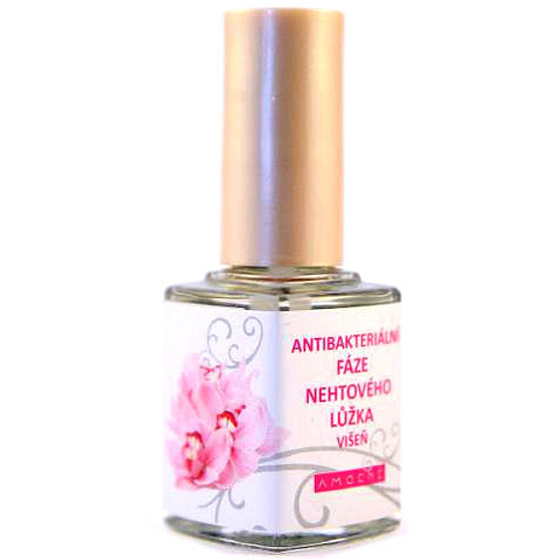 Amoené Sour Cherry Antibakterielle Nagelbasis zur Desinfektion des Nagelbettes 12 ml
