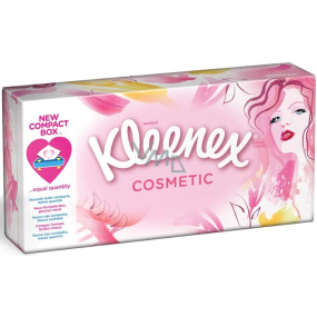 Kleenex Cosmetic Papiertaschentücher 3-lagig in einer Schachtel mit 80 Stück