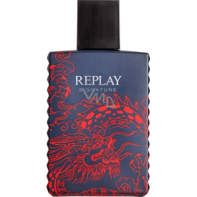 Replay Signature Red Dragon Eau de Toilette für Männer 50 ml Tester