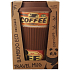 Gemütliche Zeit Bambus Eco Retro Zeichen Bambus ökologische Thermobecher + Silikondeckel Kaffee 450 ml