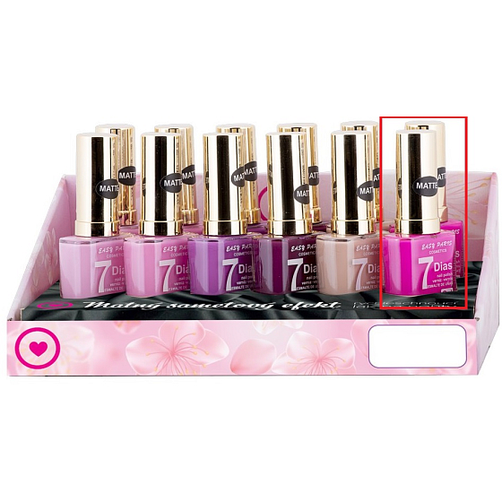 My 7Dias Efecto Gel Gel-Nagellack matt neonpink 13 ml