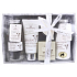 Raphael Rosalee Schafmilch Duschgel 250 ml + Körpermilch 250 ml + Körperpeeling 110 ml + Badesalz 100 g + Toilettenseife 40 g + Holztablett, Kosmetikset