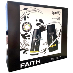 Str8 Faith Deodorant Spray 150 ml + Duschgel 250 ml, Kosmetikset für Männer