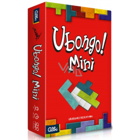 Albi Ubongo Mini-Brettspiel für 1 - 4 Spieler, empfohlen ab 7 Jahren