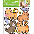 Aufkleber Katzen braun 32 x 26 cm 1 Blatt