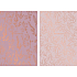 Ditipo Notizbuch Bronze Look quadratisch 80 Blatt verschiedene Motive