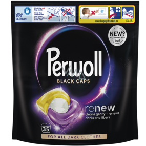 Perwoll Renew Black Caps schwarze Wäschekapseln 35 Dosen Perwoll Renew Black Caps schwarze Wäschekapseln 35 Dosen