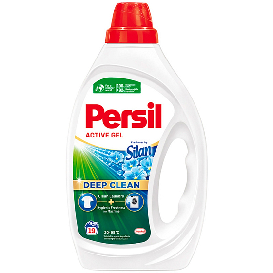 Persil Deep Clean Freshness by Silan Universal Flüssigwaschgel für Buntwäsche 19 Dosen 855 ml