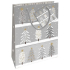 Geschenkpapiertasche Weihnachten WBS 2409 silber CZ/xSK/HU