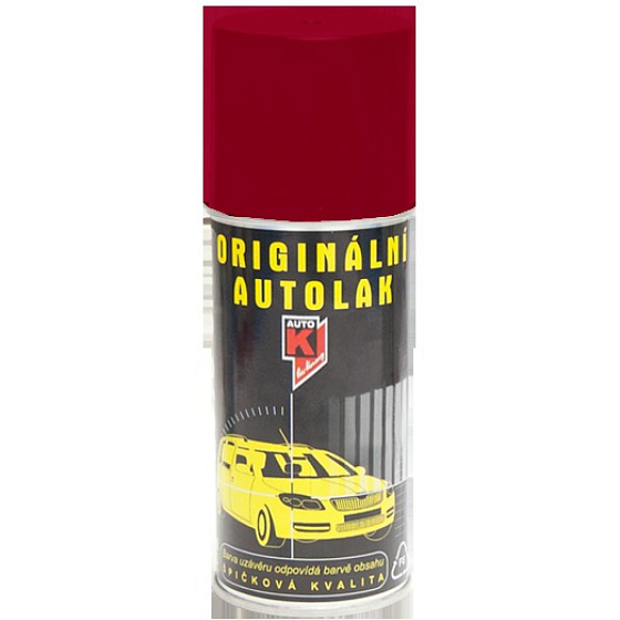 Kwasny Auto-K Color Škoda, originelle Sprühfarbe für Autos, 8302 Apollo-Rot, 150 ml