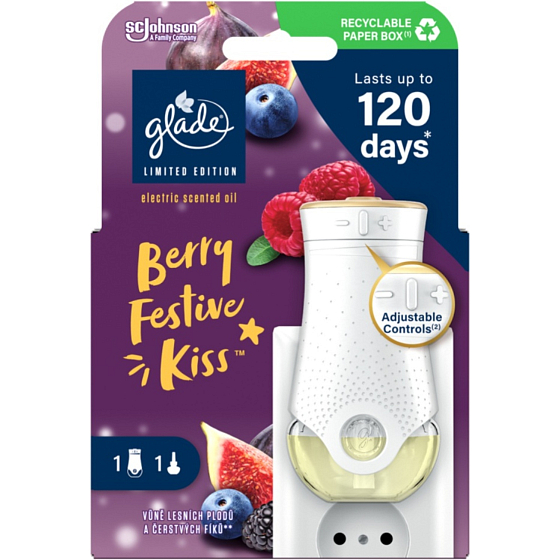 Glade Raumduft Electric Berry Festive Kiss, 1 + 20 ml